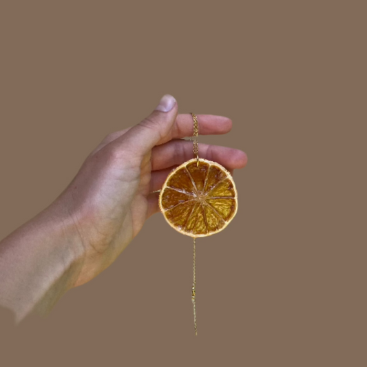 Orange Necklace (gold)